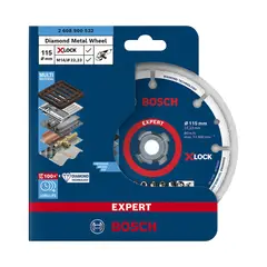 BOSCH - Disco Diamantado Expert Multimaterial 115X22,23Mm