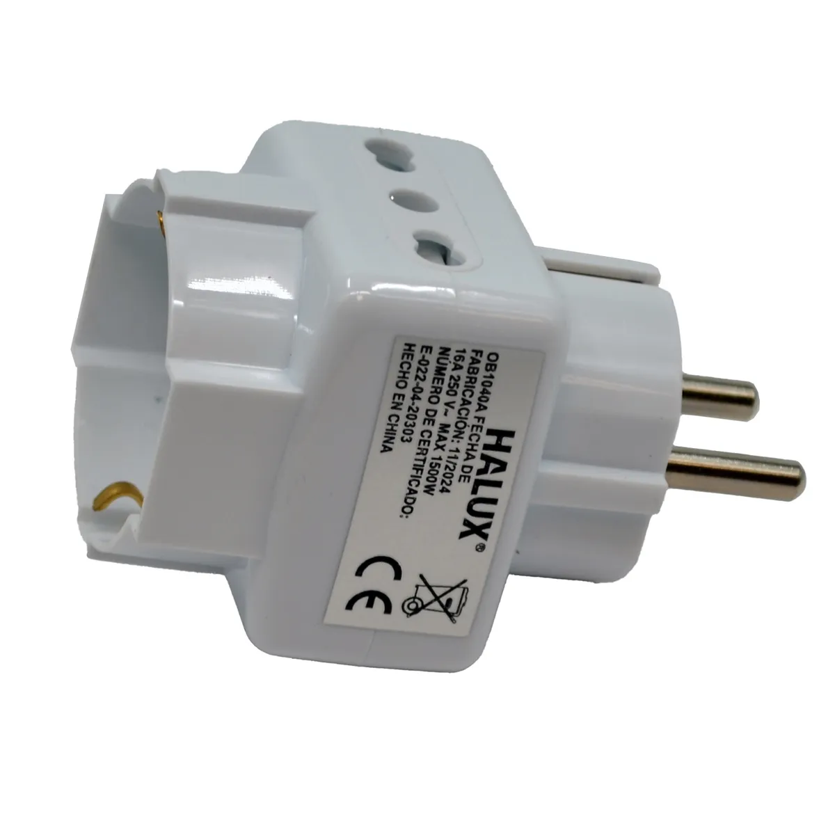 HALUX - Adaptador bipaso triple