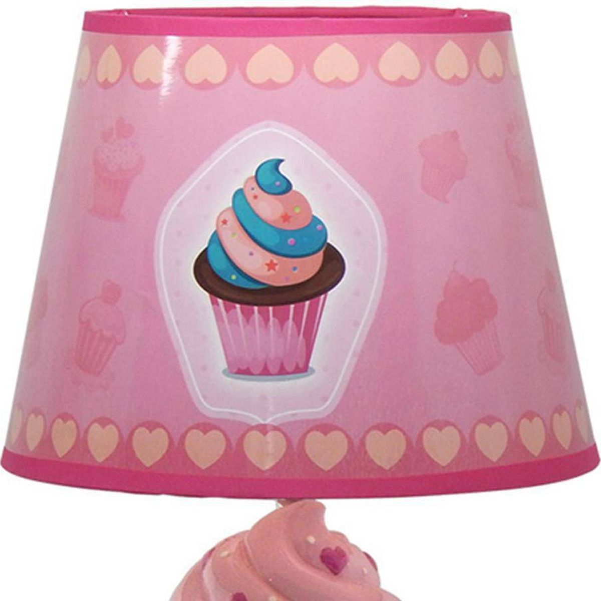 TEMPORA - Lámpara de Escritorio Cake Rosa 11x20 cm