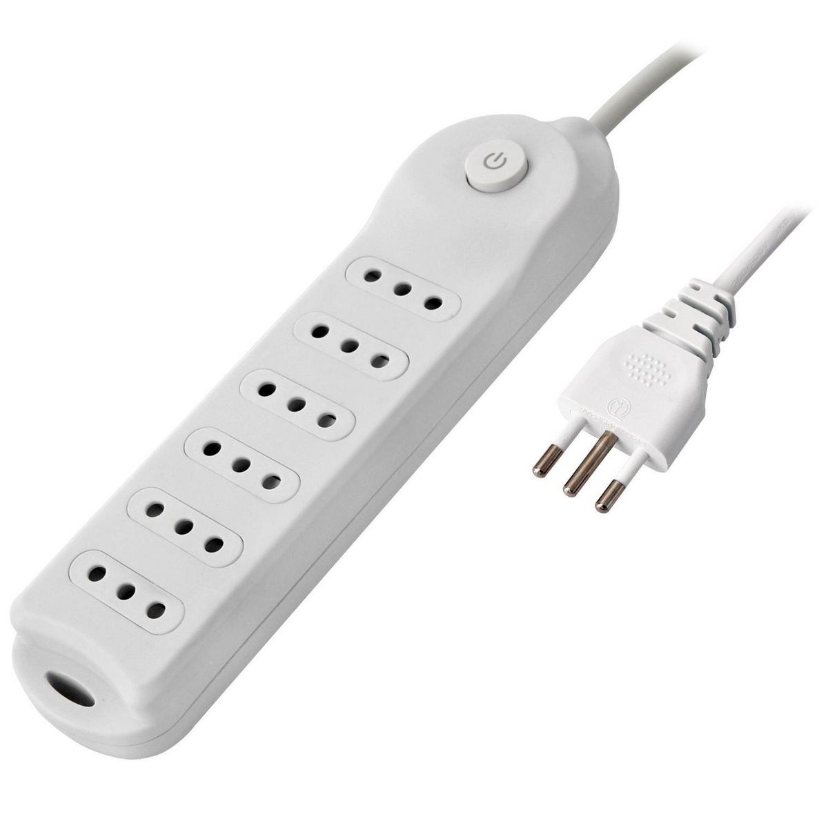 HALUX - Alargador 6 Toma(s) 3 m Blanco