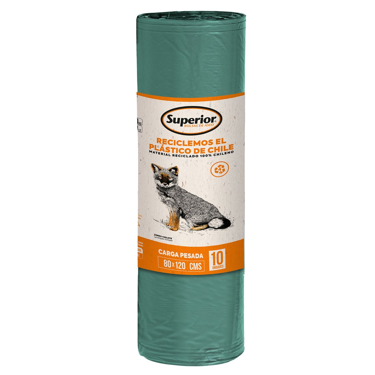 SUPERIOR - Bolsa de Basura 80x120 cm 150 Litros 10 unidad(es)