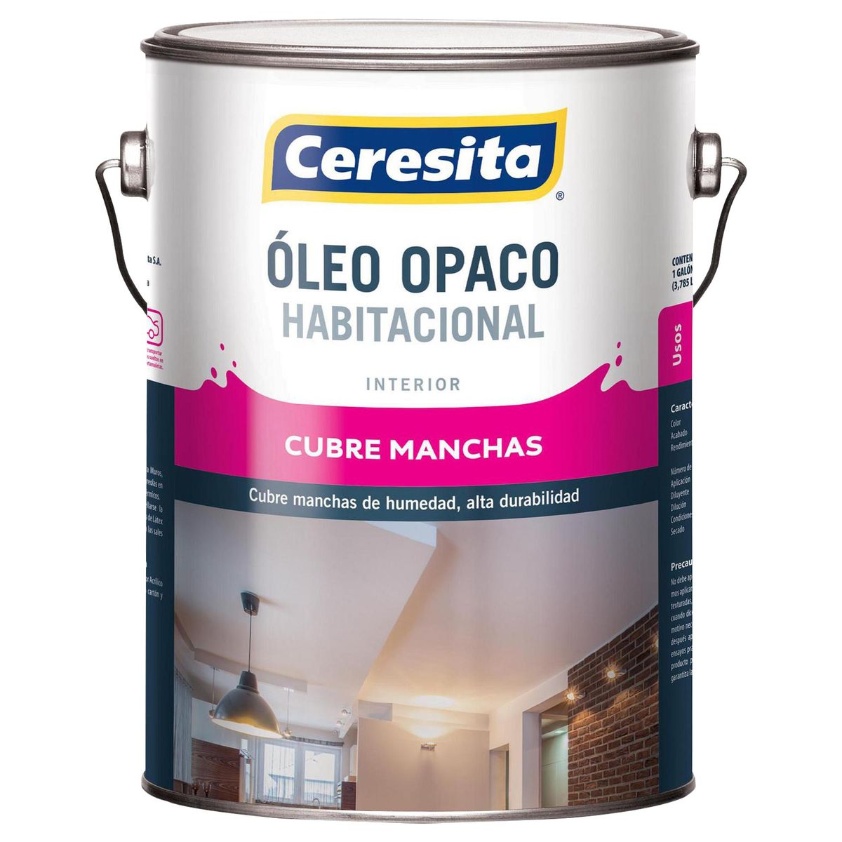 CERESITA - Óleo Ópaco Mate 1 galón(es) Negro Negro 