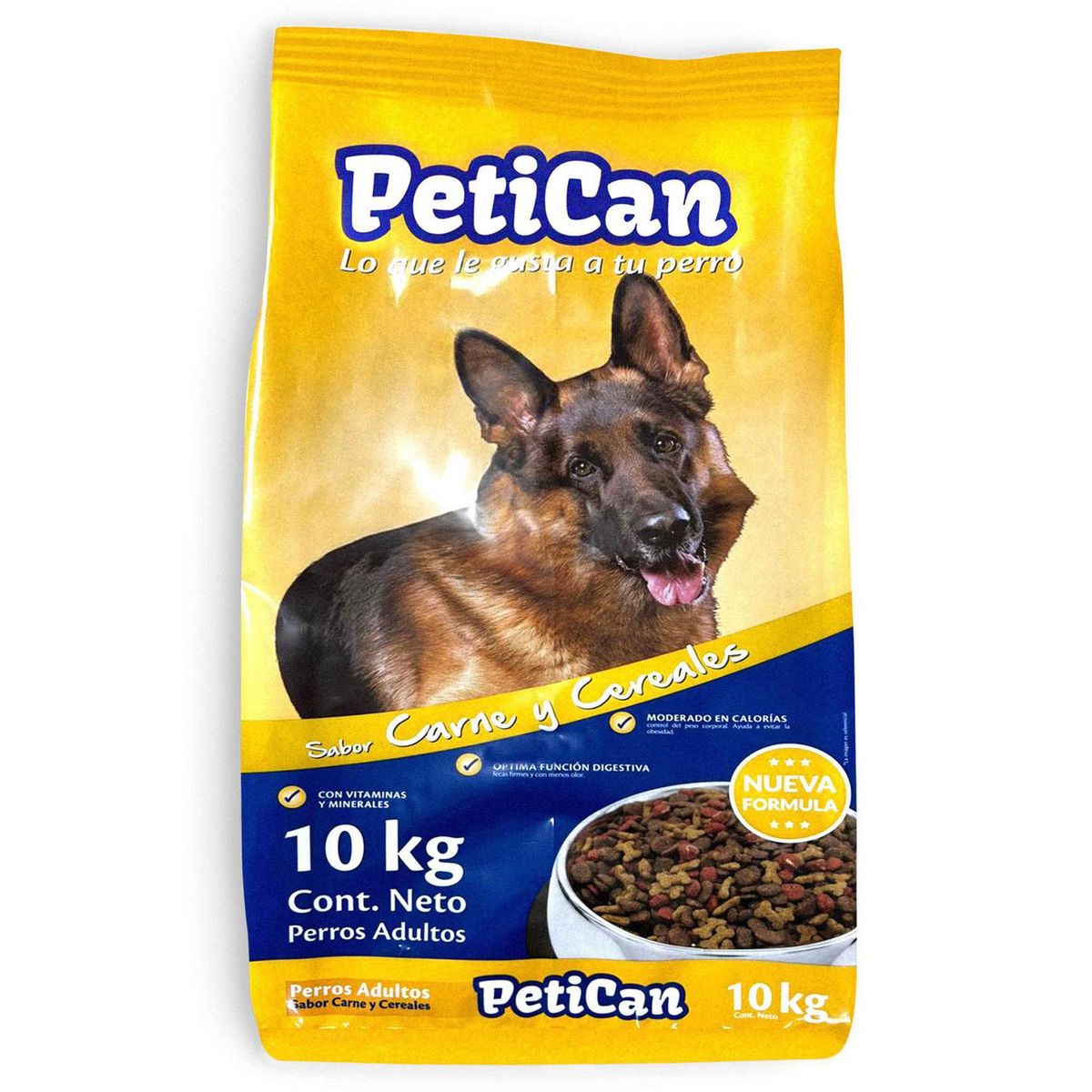 PETICAN - Alimento Seco para Perro Adulto Carne y Cereal 10 kg