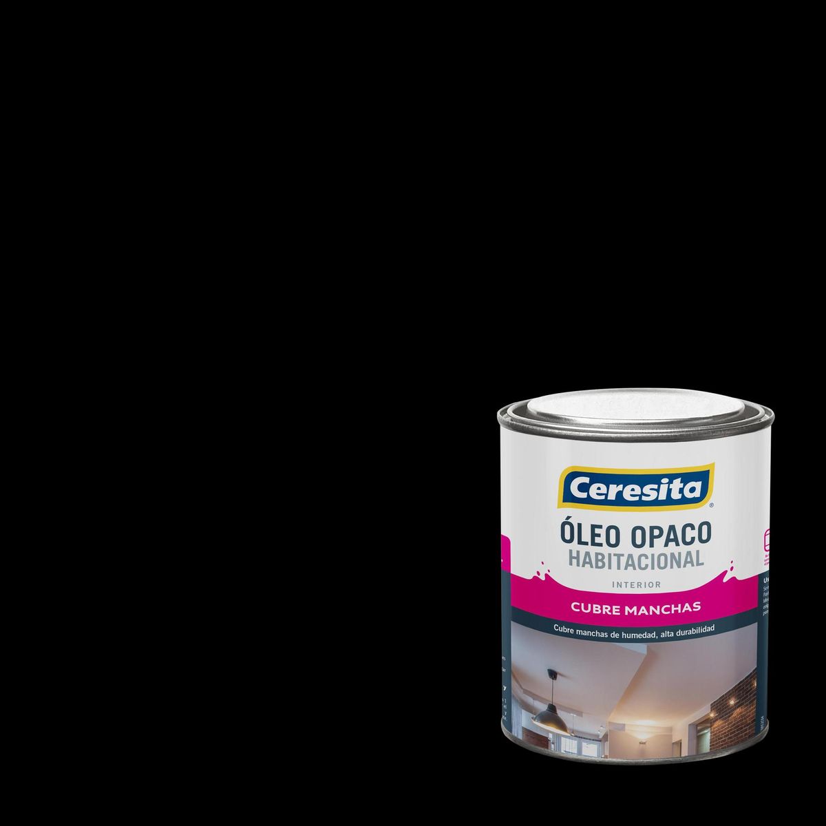 CERESITA - Óleo Ópaco Mate 0.25 galón(es) Negro Negro 