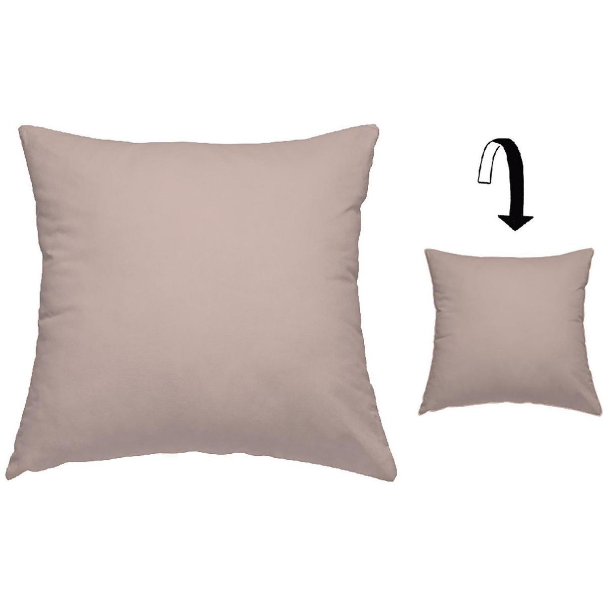 ATMOSPHERA HOME - Funda cojín rosa 60x60cm