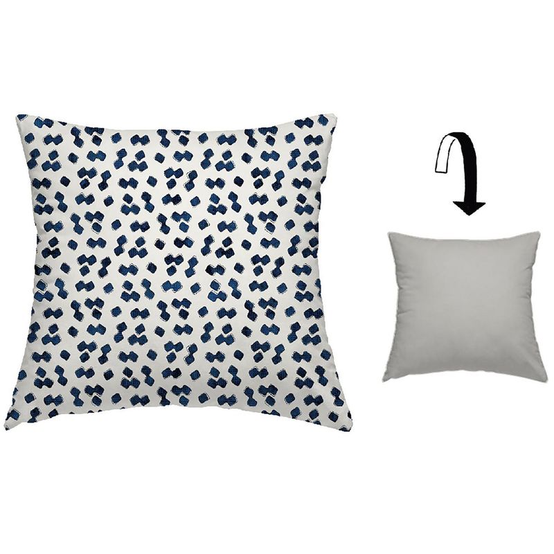 ATMOSPHERA HOME - Funda cojín chaya azul 45x45cm