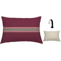 ATMOSPHERA HOME - Funda cojín pipa magenta 33x50cm