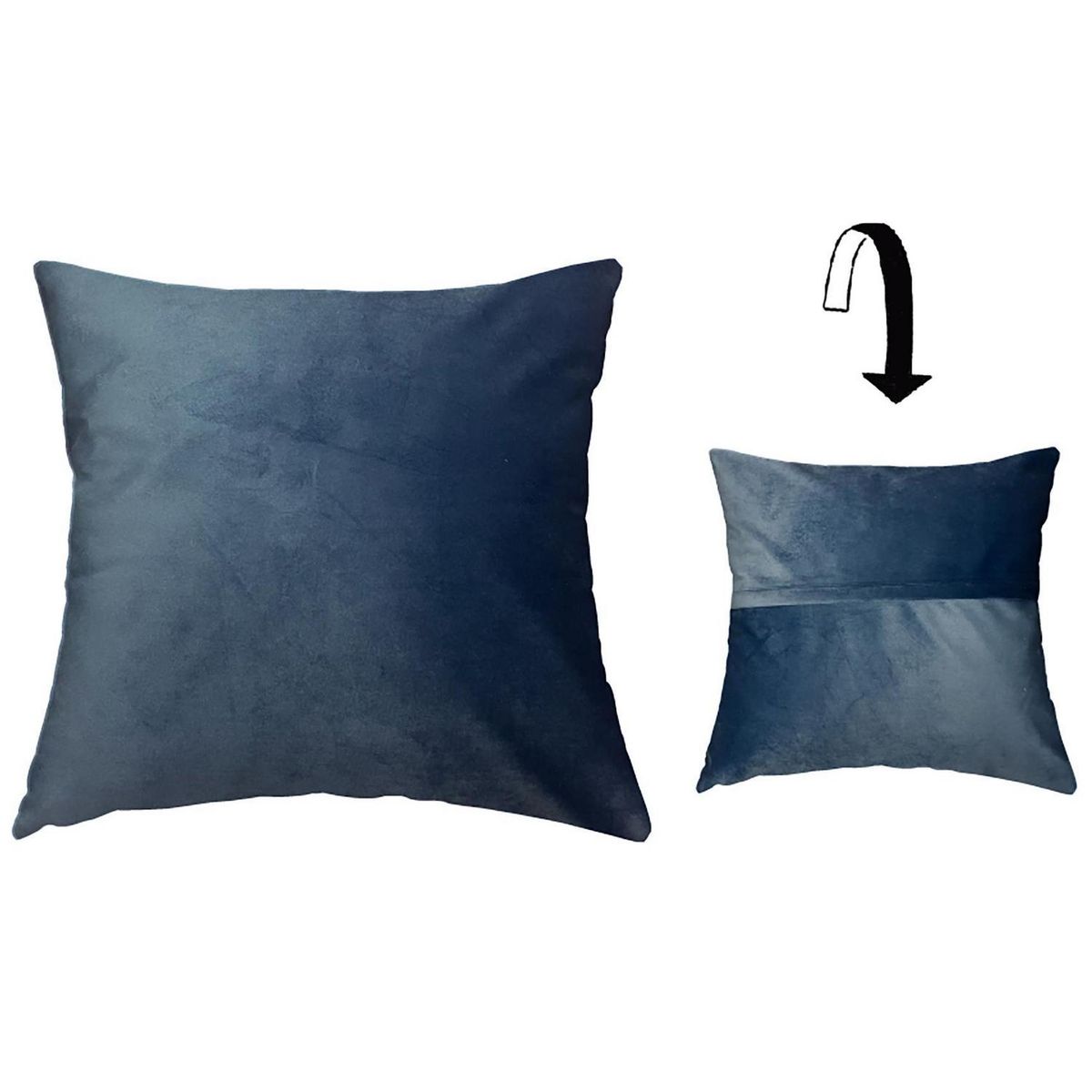 ATMOSPHERA HOME - Funda cojín petroleo 60x60cm