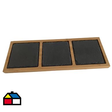 Tabla Bamboo + piedra