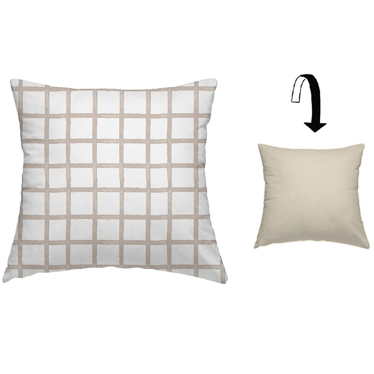 ATMOSPHERA HOME - Funda cojín cuadrille 60x60cm