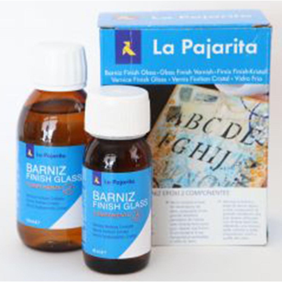 LA PAJARITA - Kit resina epoxi bi componente finish glass 180 ml