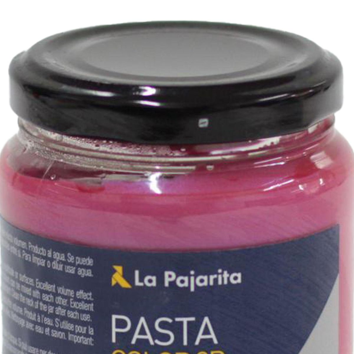LA PAJARITA - Pasta para relieve y texturas de color fresa tornasol 175ml
