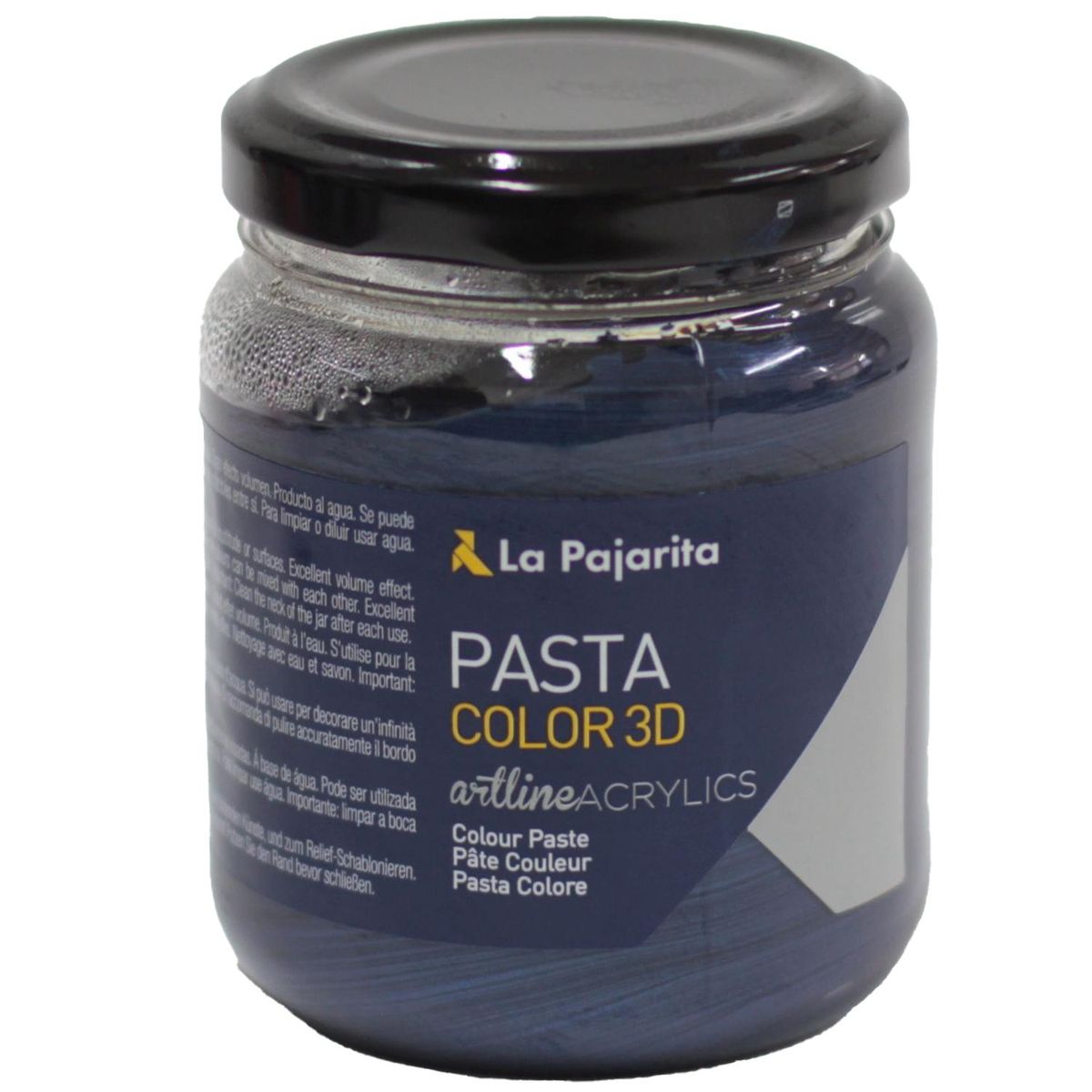 LA PAJARITA - Pasta Textura Relieve Acrílica Tornasol Para Arte 175 Ml