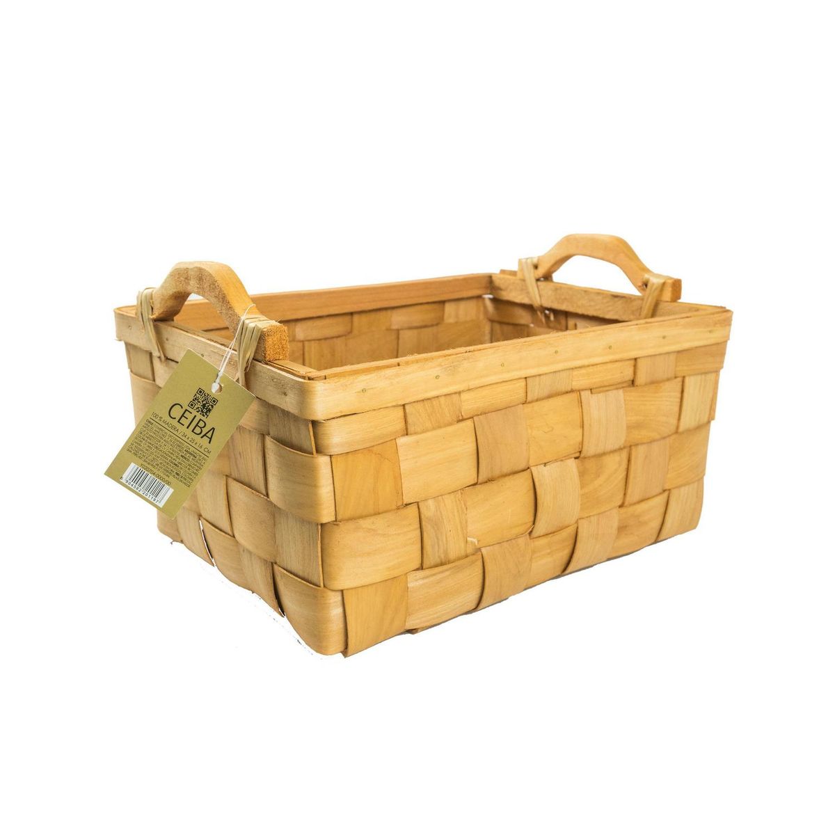 DECO EXPRESS - Cesto Ceiba 29x18x39 cm 1 Café