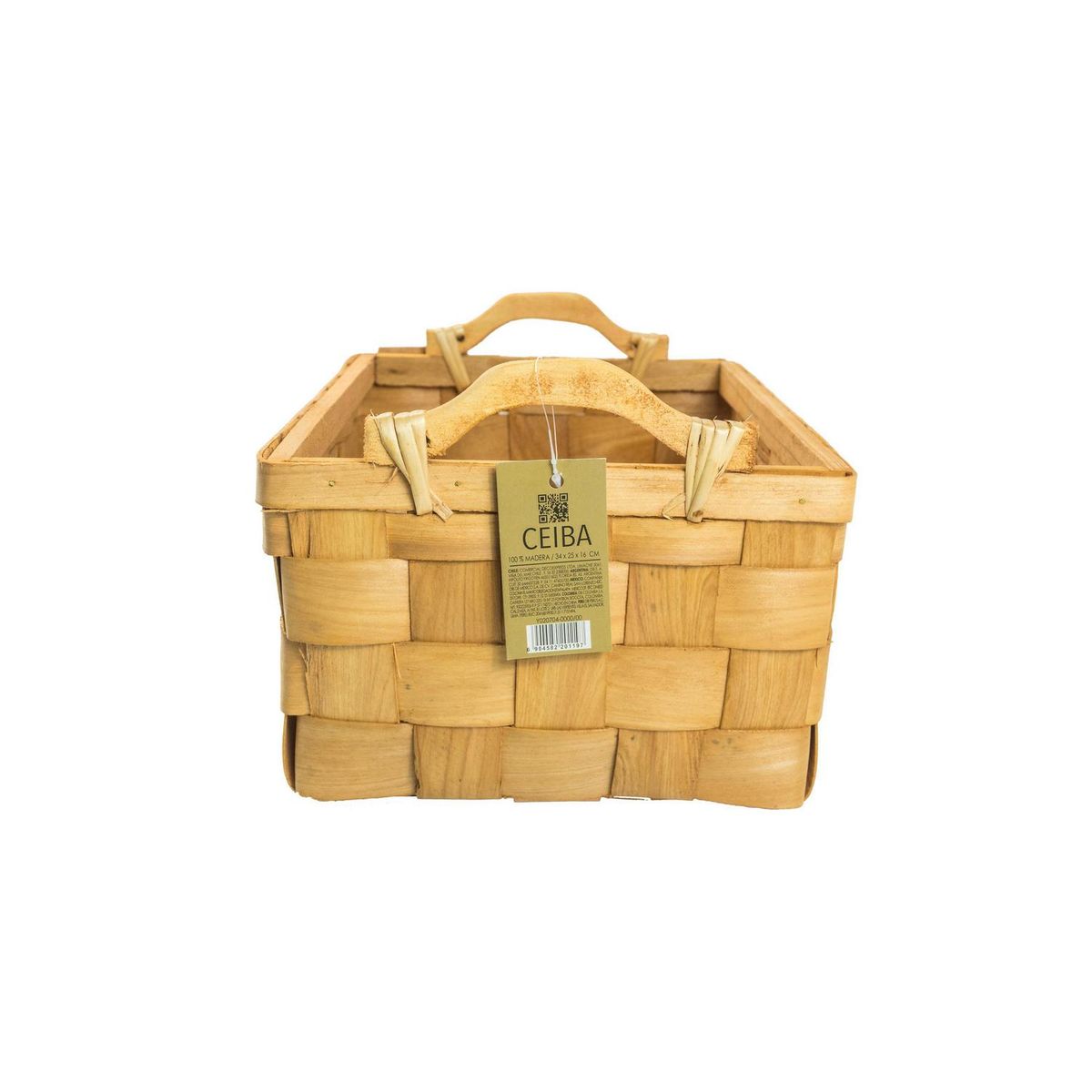 DECO EXPRESS - Cesto Ceiba 29x18x39 cm 1 Café