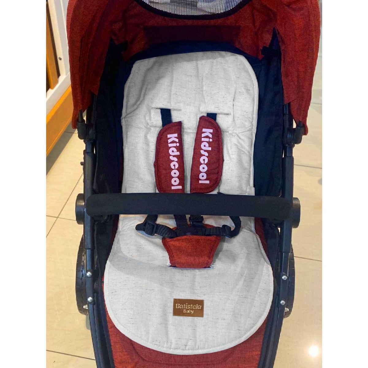 BE DESIGN - Cojín cubre coche gris Kidscool