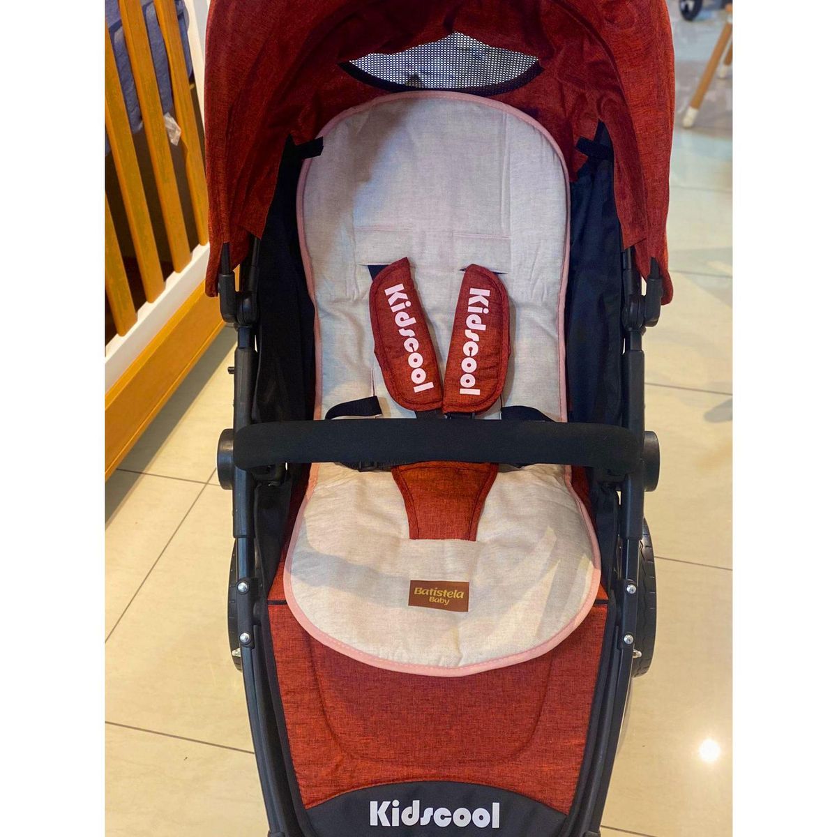 BE DESIGN - Cojín cubre coche rosado Kidscool