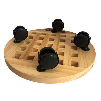 Imagen 2 del producto Portamacetero Redondo Con Ruedas 30 Cm Para Macetas