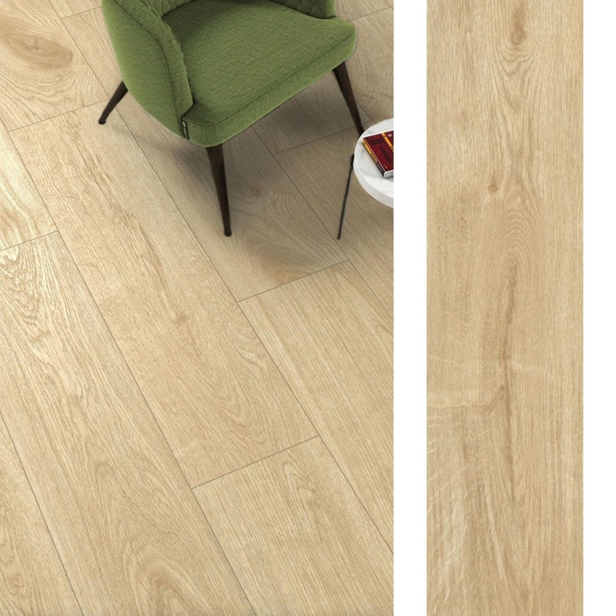ARGENTA - Porcelanato 20x80 cm Timber Marrón 1.44 m2