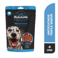 Snack para perros anticuchos triple sabor 100 gr
