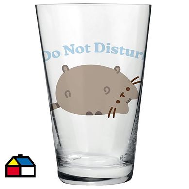Vasos de vidrio 460 ml pusheen