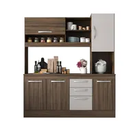 Kit Mueble Cocina 5 Puertas 3 Cajones Kira