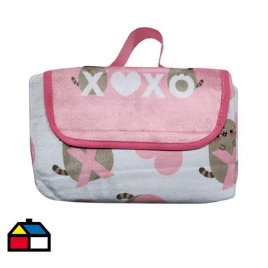 Manta Picnic Rectangular 22x25 cm Pusheen Rosado