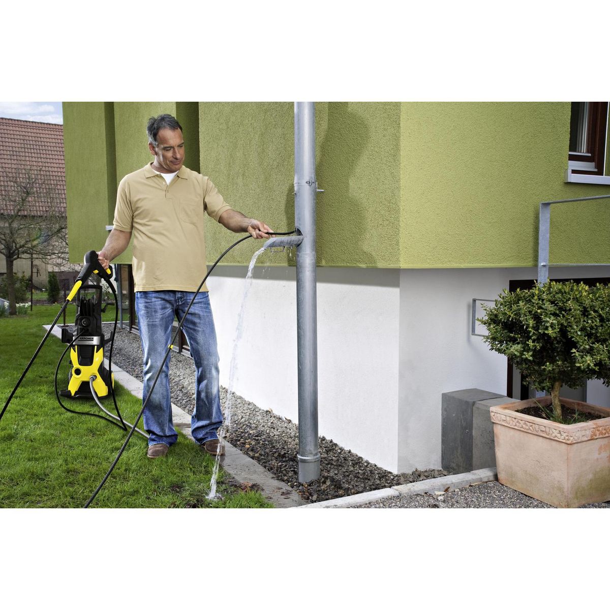 KARCHER - Manguera para Hidrolavadora Limpieza Cañeria 9 m