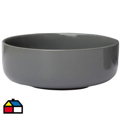 Bowl 16 cm cermica gris
