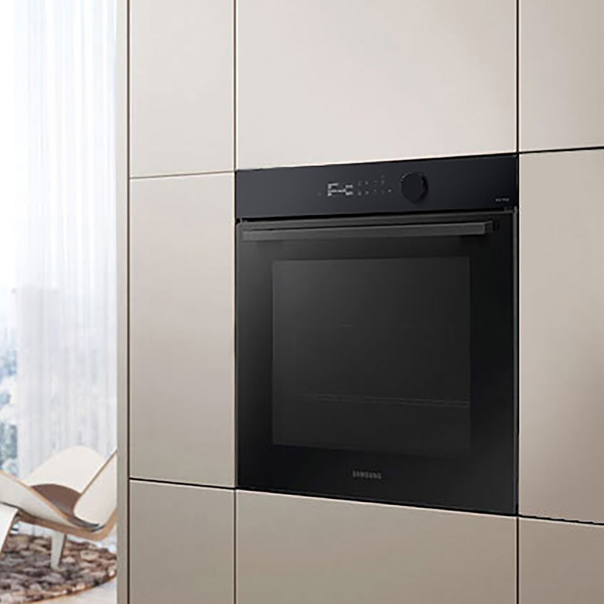 SAMSUNG - Horno Eléctrico Empotrado 76 Litros Blanco NV7B5645TAK/ZS