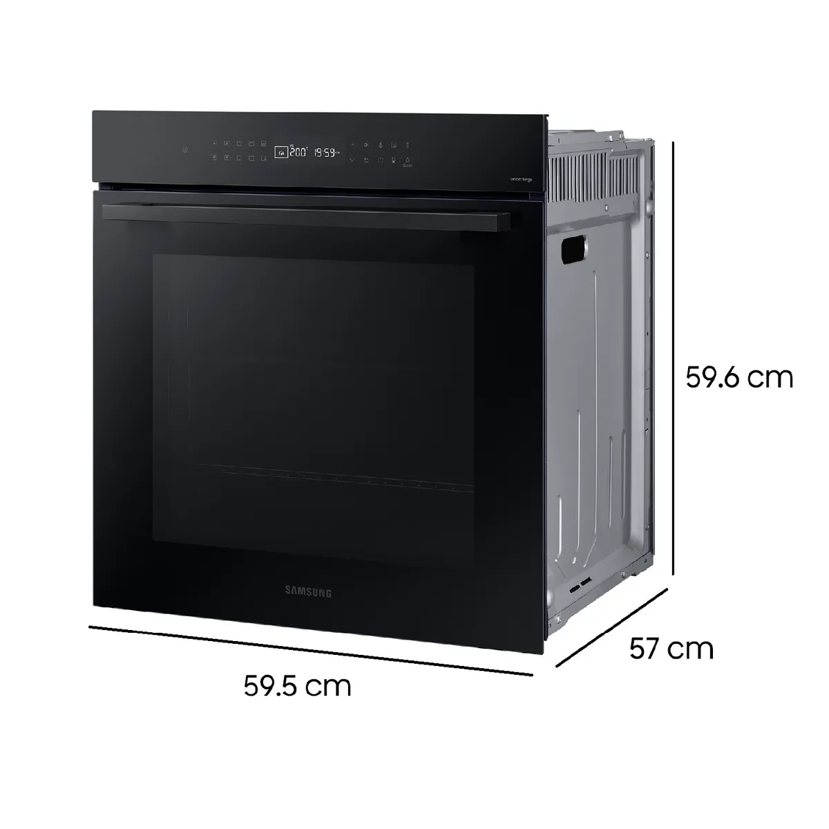 SAMSUNG - Horno Eléctrico Empotrado 76 Litros NV7B4020ZAK/ZS