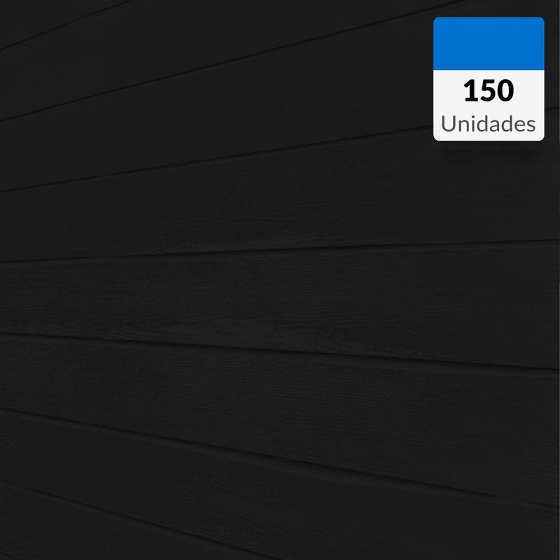 VOLCAN - Pallet 150 Siding de 6x19x366 proyecto 70 m2 color negro Volcanboard