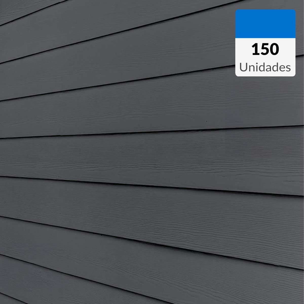 VOLCAN - Pallet 150 Siding de 6x19x366 proyecto 70 m2 color grafito Volcanboard