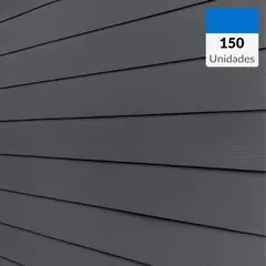 VOLCAN - Pallet 150 Siding de 6x19x366 proyecto 70 m2 color grafito Volcanboard