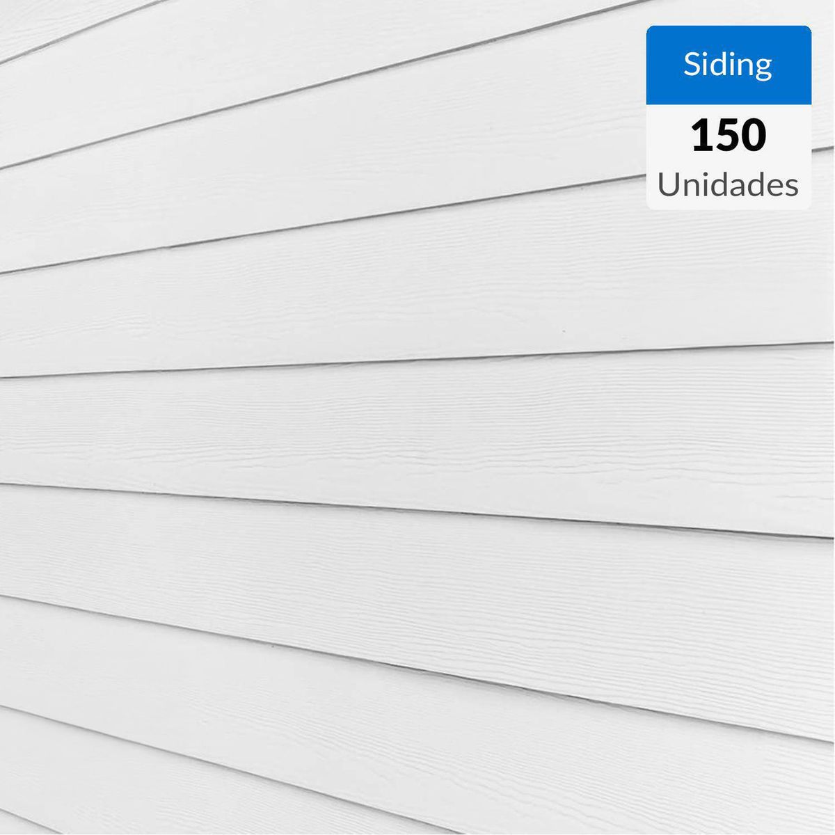 VOLCAN - Pallet 150 Siding de 6x19x366 proyecto 70 m2 color blanco Volcanboard