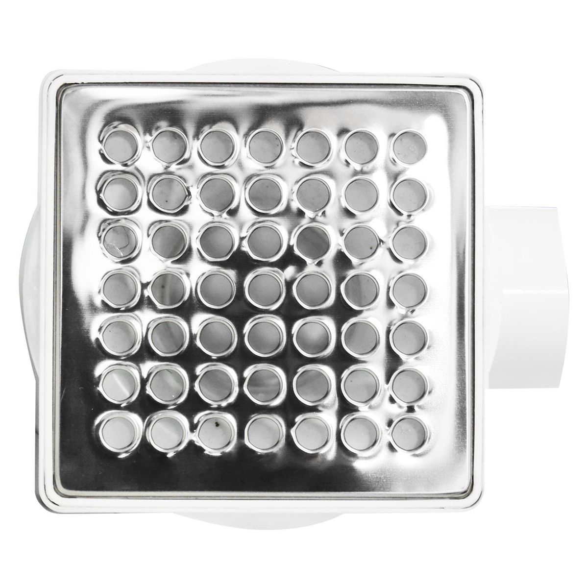 FLEXIMATIC - Desague cuadrado 13x13 cm rjilla acero inox con sifon salida hor 50 mm