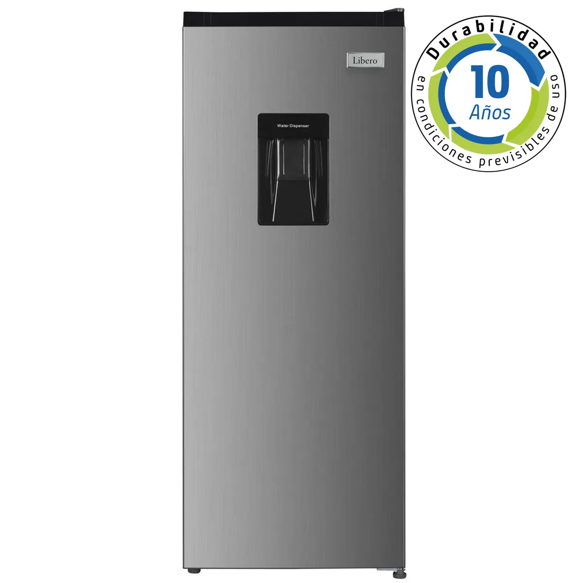 LIBERO - Refrigerador Single Door Frío Directo 167 Litros Inox LRM-178DFIW