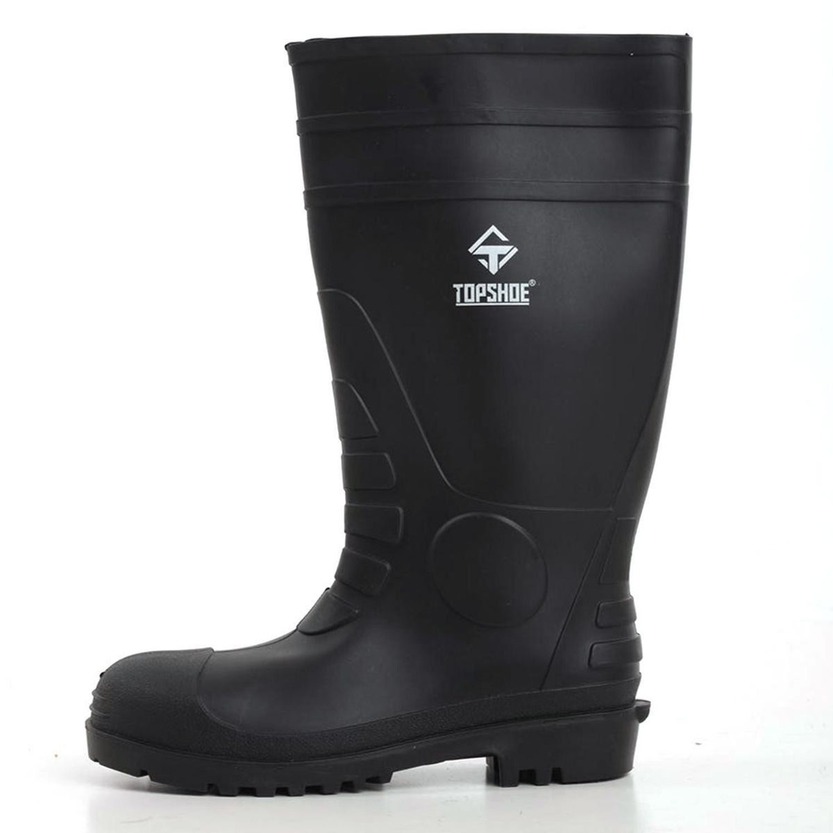 TOPSAFE - Bota PVC Punta y Planta Negra Unisex 6801-BLK-40