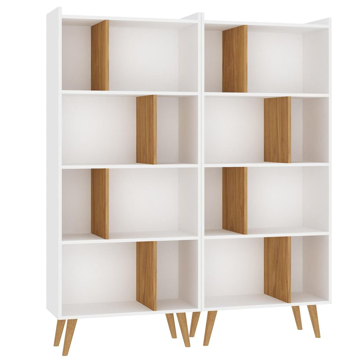 MOBILFRANK - Combo 2 estanterías nichos