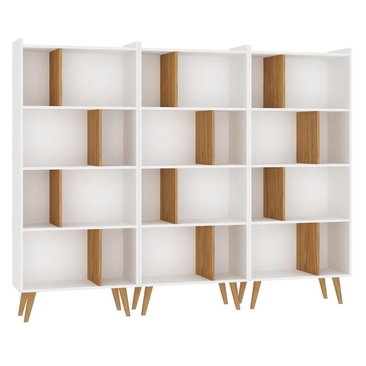 MOBILFRANK - Combo 3 estanterías nichos