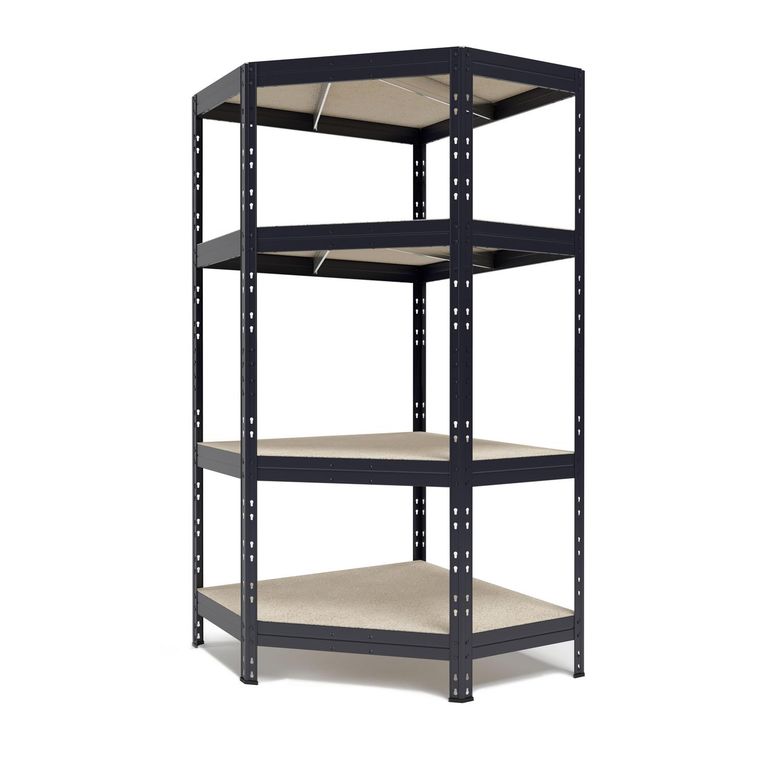 AR SHELVING Estante Rivet Acero 4 Nivel(es) 90x180x90 cm Gris Antracita