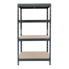 AR SHELVING - Estante Rivet Acero 4 Nivel(es) 90x180x45 cm Gris Antracita