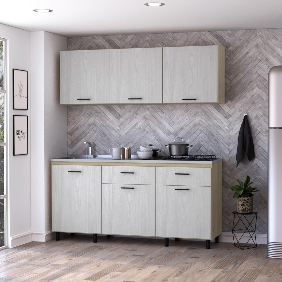 TUHOME - Módulo inferior con lavaplatos