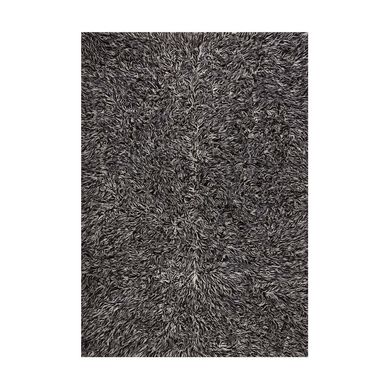 Alfombra Flokati 200X300 Negra/Blanca