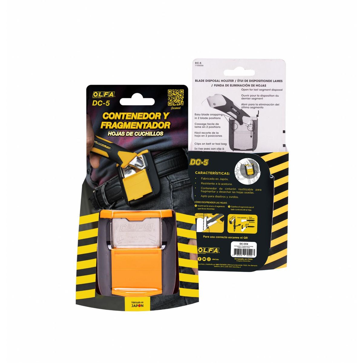 OLFA - Contenedor y fragmentador DC-5