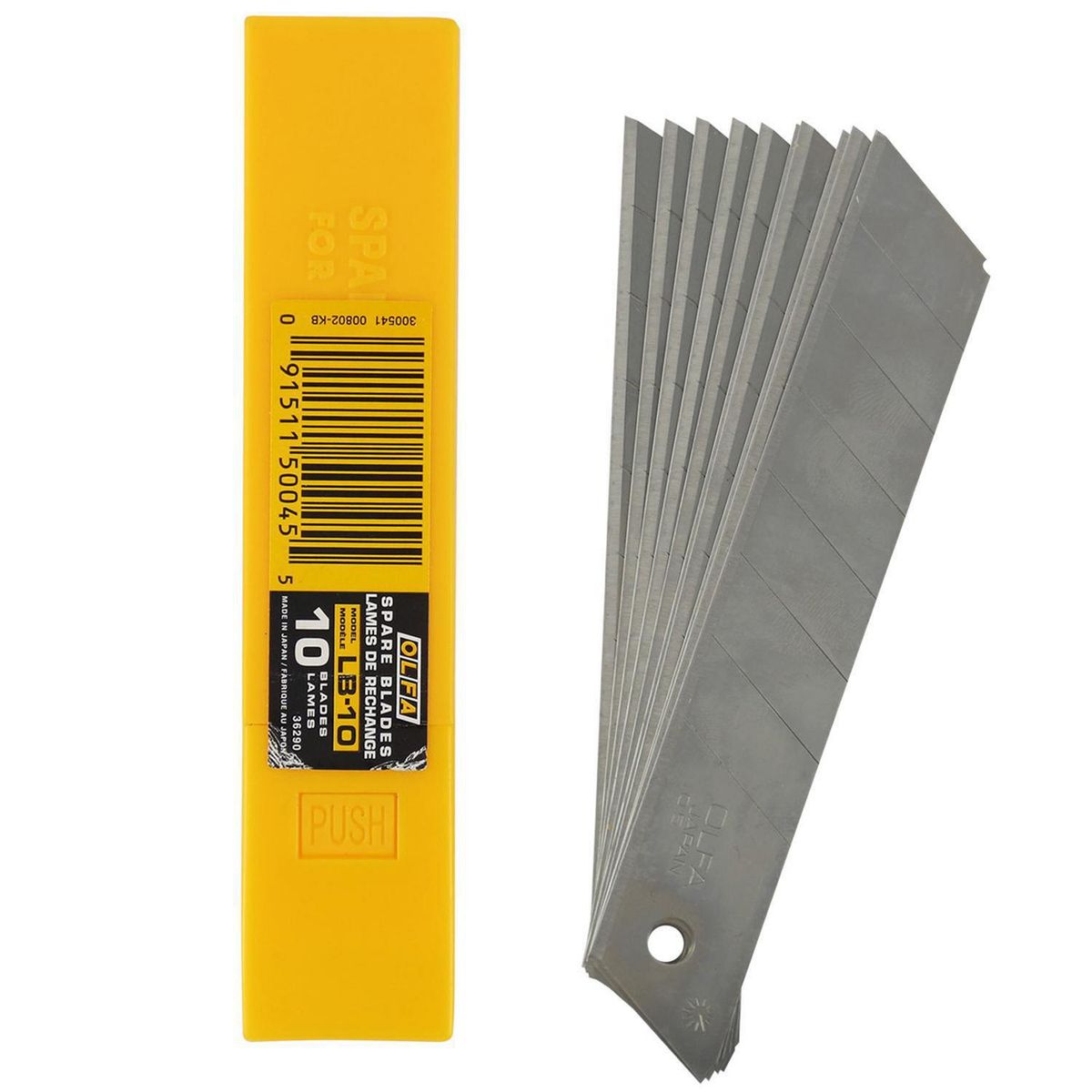 OLFA - Repuesto Universal Cuchillo 18 Mm 10 Unidades