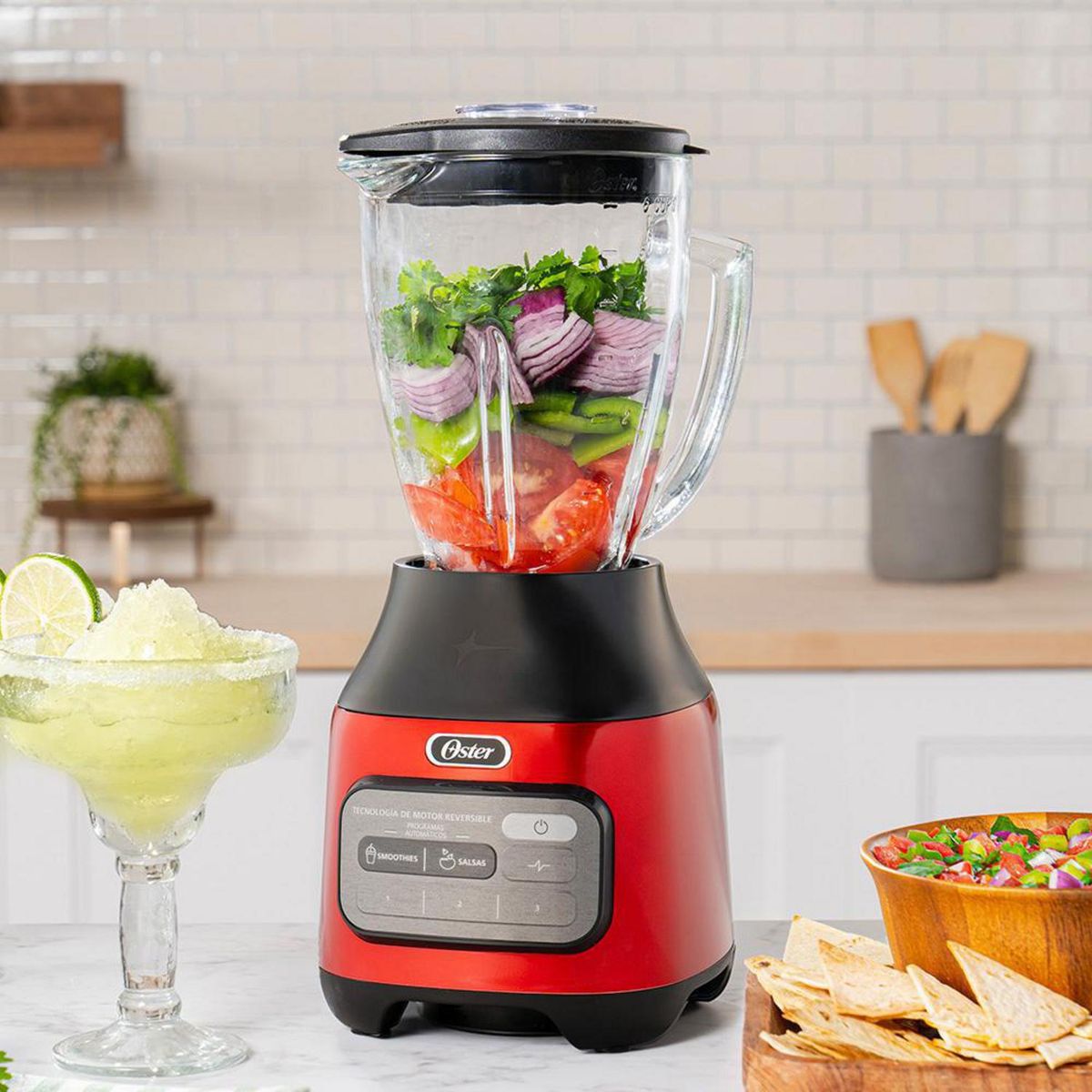 OSTER - Licuadora Reversible 1.5 Litros Rojo BLSTPEGCRT-052