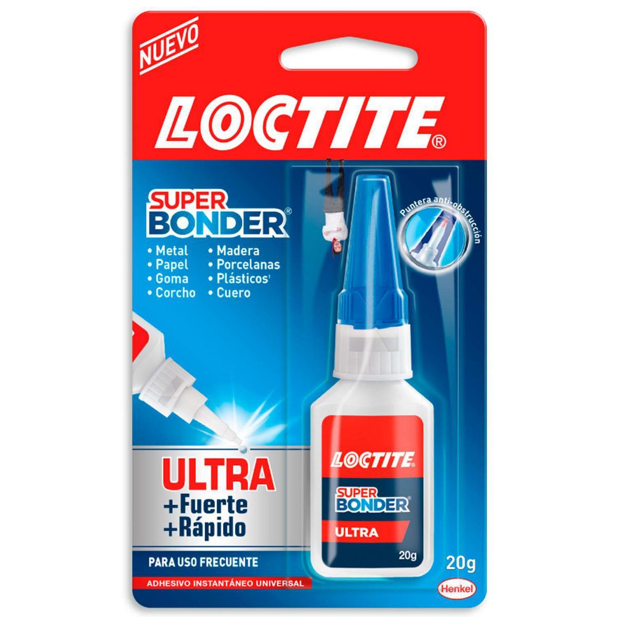LOCTITE - Adhesivo loctite super bonder ultra blister 20g
