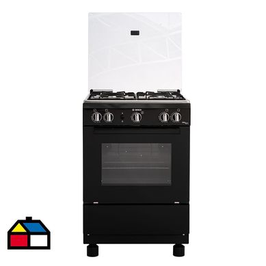 Cocina a Gas 4 Platos Negra HSG18N20SE