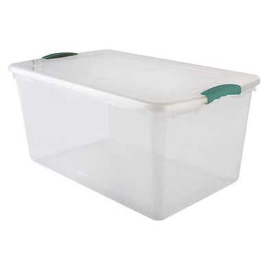 Caja organizadora Wenbox 61 litros 66x40x31 cm transparente